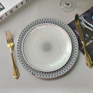 Home High-End Eco-Friendly Bone China Tableware Set Creative Light Luxury Western Steak <b>Ceramic</b> <b>Plate</b> - Product Image 2