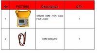 Detector de distancia de fallos ST620B TDR, sistema de localización de línea eléctrica, rastreador de Cable subterráneo