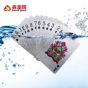 Kostenlose Muster vorne und hinten benutzer definierte Logo drucken wasserdichte Sublimation spielkarten