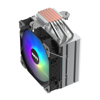 SAMA AM4 AM5 cpu refroidisseurs d'air 5 caloducs électrolytiques processeur refroidissement 115X/1366/1200/2011/2066/1700 refroidisseur d'air
