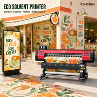 Imprimante éco-solvant prix usine pour impression de vinyle, autocollants, bannières et enseignes, imprimante éco-solvant 1,8 m, imprimante 6 pieds