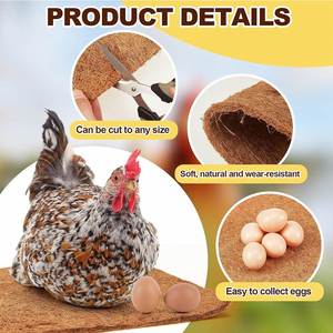 แผ่นรองรังไก่ทำจากใยมะพร้าวธรรมชาติ  แผ่นรองรังไก่เอนกประสงค์ สำหรับไก่ไข่ - Product Image 6
