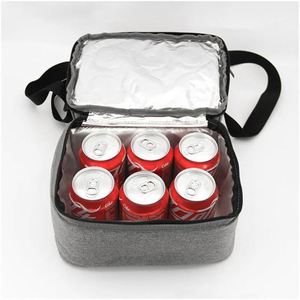 Thermal Cooler Bag WIth Shoulder Strap Oxford Cloth Picnic Portable <b>Insulated</b> Bag <b>Lunch</b> <b>Box</b> Picnic Basket Waterproof - Product Image 3