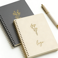 Carnet à spirale ligné A4/A5/A6 de haute qualité pour étudiants, en papier recyclé 100 g/m², vente en gros du fabricant