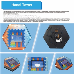Dispositivo de Pared Interactivo con IA <span class=keywords><strong>para</strong></span> Demostraciones del Juego Smart Campus Hanoi Tower, <span class=keywords><strong>para</strong></span> Pasillos Escolares, Laboratorios STEM y Mobiliario Escolar - Product Image 6