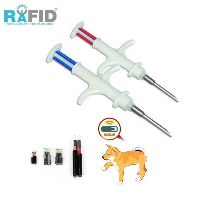 1.25*7mm Implantable RFID Microchip for Animals, Bio-Glass Pet ID Tag for Livestock, Pet Tracking & Animal Husbandry Management