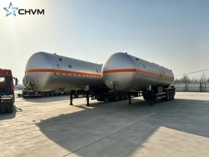 Semi-remorque de transport de GPL d'<span class=keywords><strong>occasion</strong></span> CHVM, 3 <span class=keywords><strong>essieux</strong></span>, capacité de 45 m³, citerne à gaz liquéfié GPL - Product Image 3