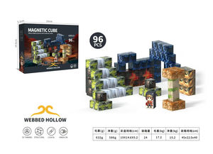 Vente en gros de moi-même série mondiale cube magnétique puzzle pour enfants jouet assemblé jeu blocs de construction jouets pour enfants - Product Image 2