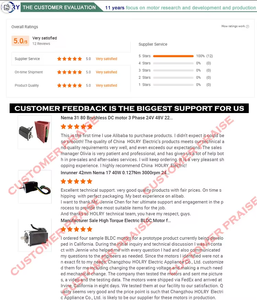 מחיר המפעל 3000 סל "ד 86 מ" מ מהירות נמוכה מנוע dc 100w brushless dc עבור מכונות תעשייתיות - Product Image 5