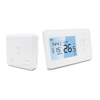 Termostato de Habitación para Sistema de Calefacción de Caldera 3A, Termostato Inalámbrico WiFi con Control por Aplicación