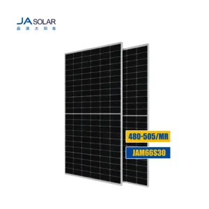 टियर 1 ब्रांड जा सौर पैनल jam6630 480-505वाट 132 सेल सौर पैनल के साथ सौर पैनल