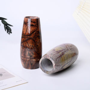Nuevo Jarrón de <span class=keywords><strong>Cristal</strong></span> de Jaspe Natural Tallado y Pulido, <span class=keywords><strong>para</strong></span> Decoración - Product Image 6