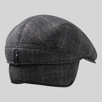 Gorra Boina Clásica Vintage de Algodón para Hombre Mayor, Deportes al Aire Libre y Ciclismo