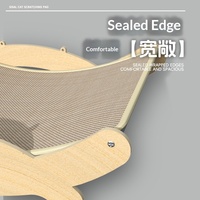 Chaise longue-lit pour chat en sisal de luxe moderne – Design simple anti-chute de poils pour chats