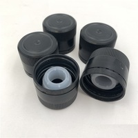 Bouchon noir en plastique de 31.5mm pour bouteille en verre d'huile d'olive