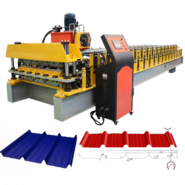 Double Decking Two Layers TR4  and TR5  IBR Corrugated  Roofing Sheet Roll Forming Machine