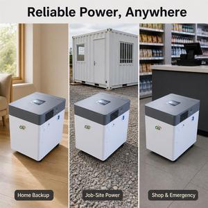 Convertisseur d'énergie à onde sinusoïdale pure NK005A 6KW, batterie lithium LiFePO4 <span class=keywords><strong>48V</strong></span> 300Ah, système de stockage d'énergie domestique - Product Image 5
