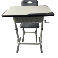 2025 Usine En Gros De Haute Qualité Réglable Hauteur École Bureau Et Chaise Ensemble