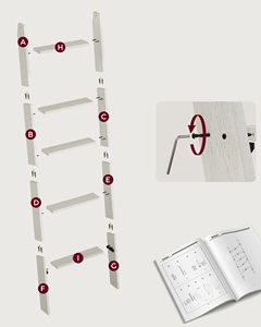 <span class=keywords><strong>VASAGLE</strong></span>-<span class=keywords><strong>Étagère</strong></span>s décoratives en bois pour couvertures, serviettes et couettes, <span class=keywords><strong>étagère</strong></span>s murales - Product Image 3