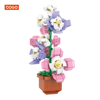 COGO-Blocs de construction créatifs en plastique pour plantes en pot, briques, jouets, blocs de construction