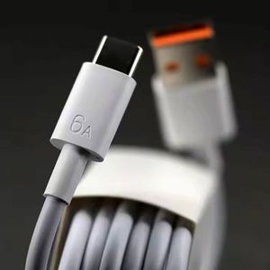 High Quality 3ft <b>USB</b> C <b>Cable</b> 6A Super Fast Charging Type C <b>Cable</b> White Black 1M Mobile Phone Data <b>Cable</b> - Product Image 6