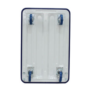 China Factory 150KG Plataforma móvil plegable Camión de mano Carro de transporte de acero con herramientas de cuatro ruedas Almacenamiento de compras-Soporte OEM - Product Image 4