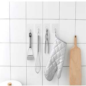 I-0068 Wholesale Transparent Seamless <b>Hooks</b> Waterproof and Oilproof Heavy Duty Self <b>Adhesive</b> <b>Hooks</b> <b>Wall</b> <b>Hooks</b> - Product Image 5