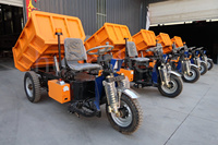 HuanSheng Camion benne hydraulique de 1,5 tonne (1500 kg) pour l'exploitation minière, Tricycle benne mini pour l'exploitation souterraine à vendre