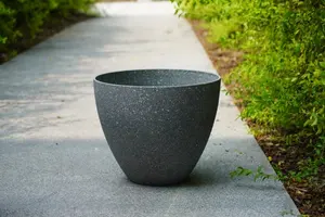 Pot de fleurs ornementales de jardinage en pierre artificielle, ciment en plastique, Design moderne d'intérieur
