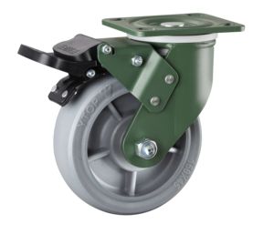 Rollenfabrik 4 5 6 8 zoll industrielle schwerlastgraue starre Polypropylen-Rollen - Product Image 3