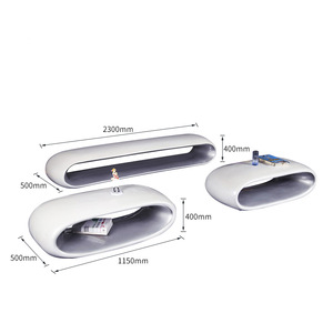 Modern Minimalist <b>Plastic</b> <b>Bench</b> For Mall Commercial Furniture Durable Design - Product Image 5