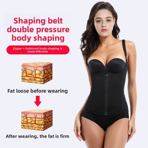 Faja Deportiva Reductora de Cintura con Cremallera para Mujer al por Mayor, Corsé Moldeador Corporal - Product Image 3