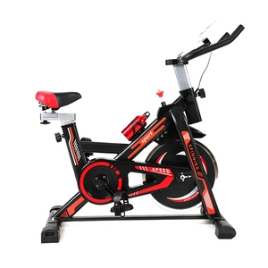 Vélo de spinning d'intérieur avec moniteur de fréquence cardiaque LED, équipement de fitness aérobie, équipement de fitness réglable pour la maison - Product Image 2
