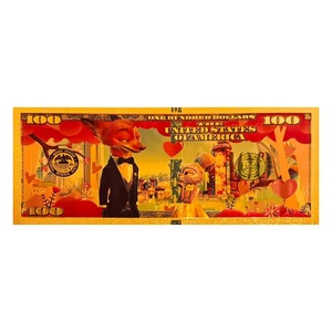 Billet de banque commémoratif en feuille d'or Zootopia 2 <span class=keywords><strong>Judy</strong></span> et Nick, objet de collection, cadeau - Product Image 4