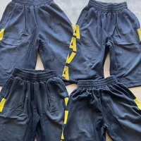 Shorts baggy Y2K en coton épais délavé à l'acide, imprimés DTG, effet usé, style hip-hop, par YOUMI Manufacturers