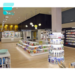 Di legno Farmacia Farmacia Mobili Negozio di Mobili di Medico Farmacia Contatore Medico Negozio di Decorazione di Interni Farmacia Negozio - Product Image 1