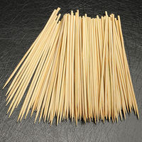 Brochettes de barbecue jetables en bambou naturel, écologiques, de qualité alimentaire, conformes aux normes d'exportation premium