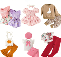 Nouvel ensemble de vêtements pour enfants, mélange de tenues, Ropa De Bebe Nina 0 mois à 18 mois, Balles de vêtements d'occasion de marques originales pour enfants à vendre