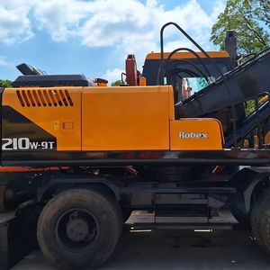 Excavadora grande vendedora caliente Hyundai 210W-9t Excavadora de ruedas usada 21T Excavadoras usadas Precio barato - Product Image 1