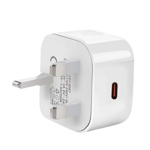 20W UK Standard PD Charger With QC3.0 Dual <b>Type</b> <b>C</b> Ports Fast Charging <b>Adapter</b> - Product Image 5