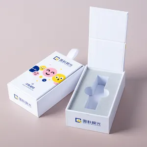 Boîte d'emballage en papier de gouttes pour les yeux de médecine écologique pour les petites gouttes pour les yeux avec insert en mousse