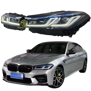 Faros delanteros al por mayor de fábrica adecuados para <span class=keywords><strong>BMW</strong></span> Serie 5 G30 y G38. Con iluminación exterior de faro azul en forma de ceja. - Product Image 5