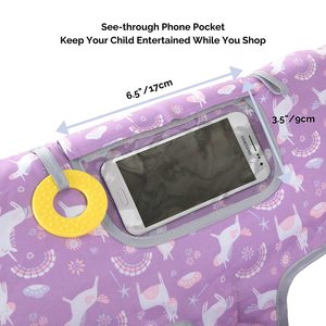 Cubierta de carrito de compras Diseño <span class=keywords><strong>universal</strong></span> 2 en 1 Cubierta de arnés de <span class=keywords><strong>silla</strong></span> alta portátil para bebé Cubierta de carrito de compras plegable para bebé - Product Image 5