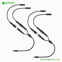 Cable Solar Fotovoltaico en Forma de Y, Arnés IP68 de 6 mm² con Fusible de 20A, 25A o 30A a Elegir