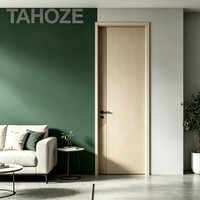 Porte en panneau moulé sur mesure pour appartement, hôtel, bureau, bâtiment commercial, design moderne minimaliste, porte de chambre OEM ODM