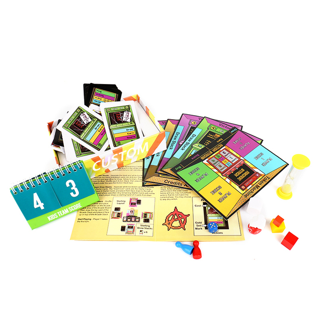 Customized Family Board Game with Dice for Kids Interactive Fun Play Custom Design High Quality