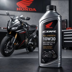 Huile moteur pour moto entièrement synthétique <span class=keywords><strong>10W30</strong></span> 1L pour Honda CBR CM Series Lubrifiant haute performance - Product Image 3