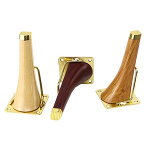 WINSTAR Nouveau Style Hotsale Pièces de Meubles Pieds de Canapé en Métal Plaqué Bois pour Base de Lit pour Salon Chambre et Bureau à Domicile - Product Image 2