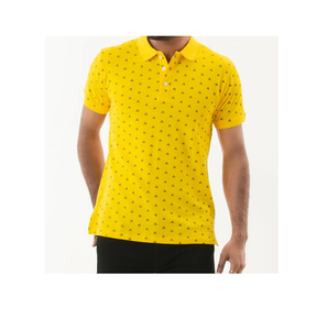Polos de golf à manches courtes 100% coton pour hommes Chemise de travail à rayures colorées avec col rond surdimensionné pour le fitness - Product Image 4