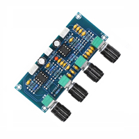 Carte d'amplificateur de puissance numérique XH-A901 avec réglage des fréquences hautes et basses, tonalité réglable, alimentation CC pour scène avant